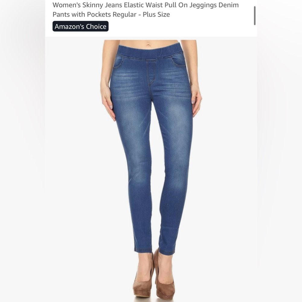 Jvini Women's Blue Skinny Jeans
2 Lg & 1 med available